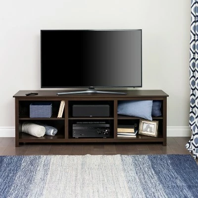 TV Stand for TVs up to 80" Espresso - Prepac 3 TV Stand for TVs up to 80" Espresso - Prepac