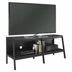 Room & Joy Viewfield Ladder TV Stand for TVs up to 60" Black - Room & Joy