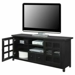 Newport Park Lane TV Stand for TVs up to 80" Espresso - Breighton Home