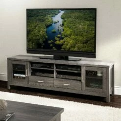Hollywood TV Stand for TVs up to 80" Dark Gray - CorLiving -Cheap TV Stands Store unnamed file 8219