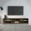 Hollywood TV Stand for TVs up to 85" Brown Wood Grain - CorLiving