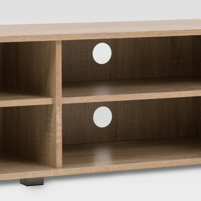 Hollywood TV Stand for TVs up to 85" Brown Wood Grain - CorLiving 10 Hollywood TV Stand for TVs up to 85" Brown Wood Grain - CorLiving - Image 8