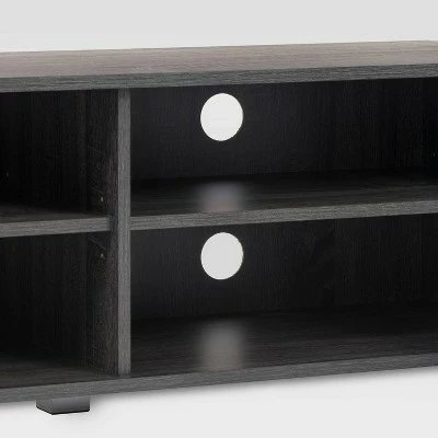 Hollywood TV Stand for TVs up to 85" Gray Wood Grain - CorLiving 10 Hollywood TV Stand for TVs up to 85" Gray Wood Grain - CorLiving - Image 8