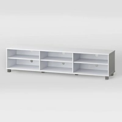 Hollywood TV Stand for TVs up to 85" White - CorLiving 7 Hollywood TV Stand for TVs up to 85" White - CorLiving - Image 5