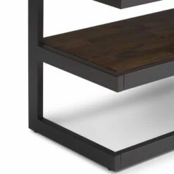 Cecilia Solid Acacia Wood Low TV Stand for TVs up to 74" Rustic Natural Aged Brown - WyndenHall -Cheap TV Stands Store unnamed file 8253