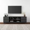 Hollywood Wood Grain TV Stand for TVs up to 85" with Drawers Gray - CorLiving -Cheap TV Stands Store unnamed file 8259