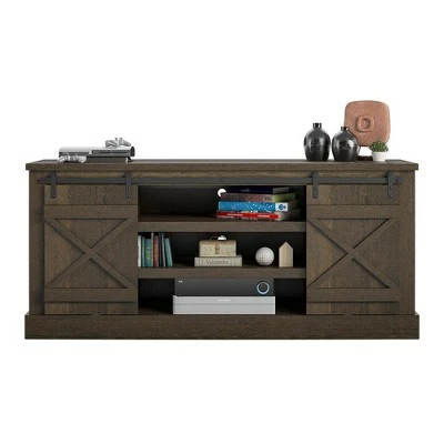 Room & Joy Marlette TV Stand for TVs up to 70" Brown Oak - Room & Joy 5 Room & Joy Marlette TV Stand for TVs up to 70" Brown Oak - Room & Joy - Image 3
