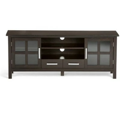 Waterloo Wide TV Stand for TVs up to 65" Hickory Brown - WyndenHall 7 Waterloo Wide TV Stand for TVs up to 65" Hickory Brown - WyndenHall - Image 5