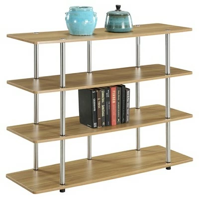 XL Highboy TV Stand for TVs up to 60" Light Oak - Breighton Home 3 XL Highboy TV Stand for TVs up to 60" Light Oak - Breighton Home