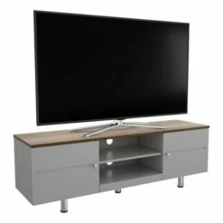 Driftwood Top TV Stand for TVs up to 70" Satin Gray - AVF -Cheap TV Stands Store unnamed file 8358
