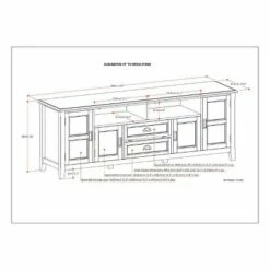 Portland TV Stand for TVs up to 80" - WyndenHall Mahogany Brown 16 Portland TV Stand for TVs up to 80" - WyndenHall Mahogany Brown -Cheap TV Stands Store unnamed file 8378