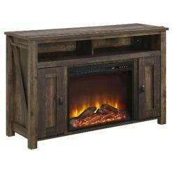 50" Brookside Electric Fireplace TV Console - Room & Joy Ivory -Cheap TV Stands Store unnamed file 839