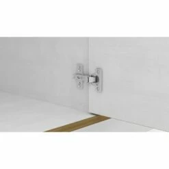 Boston TV Stand for TVs up to 65" White/Light Brown - Chique