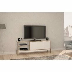 Boston TV Stand for TVs up to 65" White/Light Brown - Chique 7 Boston TV Stand for TVs up to 65" White/Light Brown - Chique -Cheap TV Stands Store unnamed file 8437