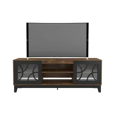 Venus TV Stand for TVs up to 72" - Nexera Cinnamon/black 8 Venus TV Stand for TVs up to 72" - Nexera Cinnamon/black - Image 6
