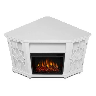Real Flame Lynette Electric Fireplace Entertainment Center White 4 Real Flame Lynette Electric Fireplace Entertainment Center White - Image 2