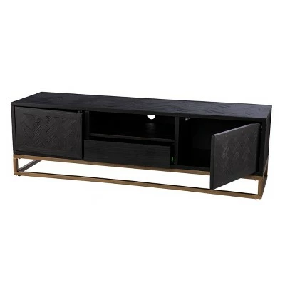 Dogafte Reclaimed Wood TV Stand for TVs up to 63" Black - Aiden Lane 11 Dogafte Reclaimed Wood TV Stand for TVs up to 63" Black - Aiden Lane - Image 9