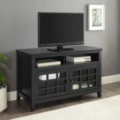 Largo 2 Door Media Center - Linon White -Cheap TV Stands Store unnamed file 8612
