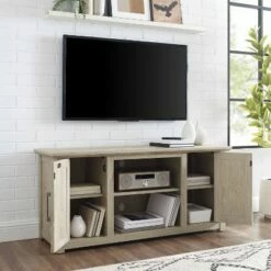 Camden Low Profile TV Stand for TVs up to 60" - Crosley Frosted Oak -Cheap TV Stands Store unnamed file 8684