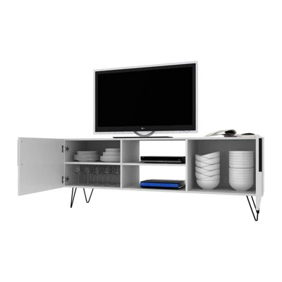 Nolita TV Stand for TVs up to 60" White - Manhattan Comfort 5 Nolita TV Stand for TVs up to 60" White - Manhattan Comfort - Image 3