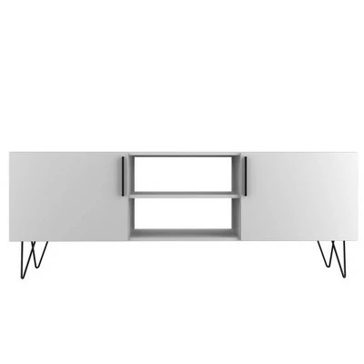Nolita TV Stand for TVs up to 60" White - Manhattan Comfort 6 Nolita TV Stand for TVs up to 60" White - Manhattan Comfort - Image 4