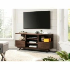HearthPro SoHo Media Console in Mahogany - SP6555-OM