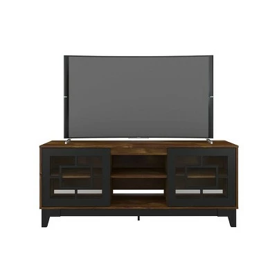 Magnolia 2 Door TV Stand for TVs up to 70" - Nexera Black/nutmeg 8 Magnolia 2 Door TV Stand for TVs up to 70" - Nexera Black/nutmeg - Image 6