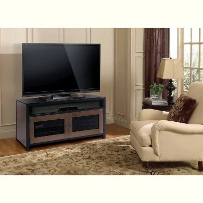 Bell'O Wood Metal and Glass Audio Video Cabinet 3 Bell'O Wood Metal and Glass Audio Video Cabinet