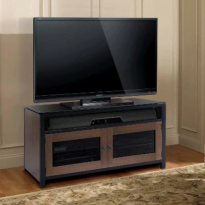 Bell'O Wood Metal and Glass Audio Video Cabinet 4 Bell'O Wood Metal and Glass Audio Video Cabinet - Image 2