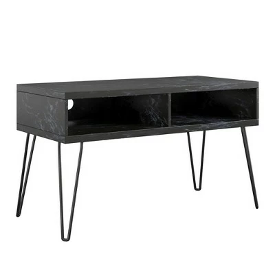 Athena TV Stand for TVs up to 42" - Novogratz Marble Black 14 Athena TV Stand for TVs up to 42" - Novogratz Marble Black - Image 12