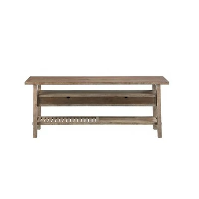 Sonoma TV Stand for TVs up to 58" Gray - Boraam 4 Sonoma TV Stand for TVs up to 58" Gray - Boraam - Image 2