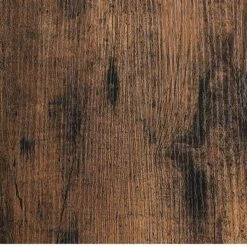 Wooden TV Stand for TVs up to 42" with Two Open Spacious Shelves Brown/Black - Benzara