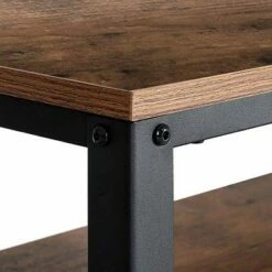 Wooden TV Stand for TVs up to 42" with Two Open Spacious Shelves Brown/Black - Benzara -Cheap TV Stands Store unnamed file 8816