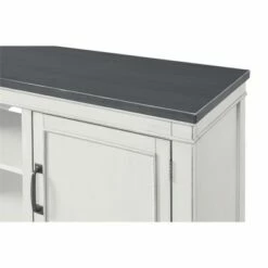 Del Mar 70" TV Stand White and Gray - Martin Svensson Home