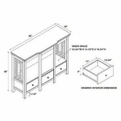 Hardy TV Stand for TVs up to 42" Brown - Linon 7 Hardy TV Stand for TVs up to 42" Brown - Linon -Cheap TV Stands Store unnamed file 8829