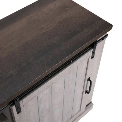 TV Stand for TVs up to 52" Saw Cut Off White - Home Essentials 5 TV Stand for TVs up to 52" Saw Cut Off White - Home Essentials - Image 3