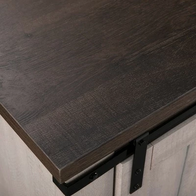 TV Stand for TVs up to 52" Saw Cut Off White - Home Essentials 9 TV Stand for TVs up to 52" Saw Cut Off White - Home Essentials - Image 7