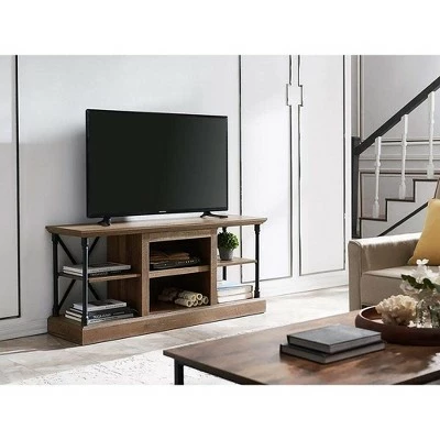 HearthPro Sheffield Media Console in Driftwood - SP6592-OM 3 HearthPro Sheffield Media Console in Driftwood - SP6592-OM