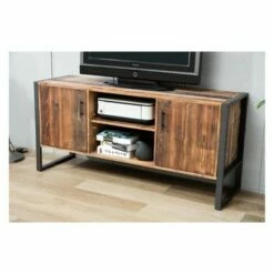 Crawford & Burke Ruffalo TV Stand for TVs up to 70" Reclaimed Brown - Crawford & Burke -Cheap TV Stands Store unnamed file 8896