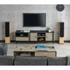 Dominique TV Stand for TVs up to 78" Black/White Oak - miBasics 13 Dominique TV Stand for TVs up to 78" Black/White Oak - miBasics -Cheap TV Stands Store unnamed file 8961