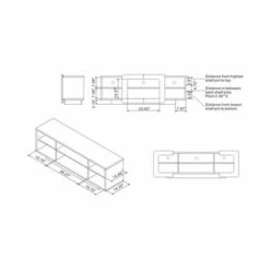 Dimanche TV Stand for TVs up to 70" Dark Wenge - HOMES: Inside + Out -Cheap TV Stands Store unnamed file 9034