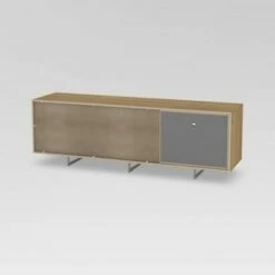 Stockholm TV Stand for TVs up to 70" Walnut/Light Gray - Chique -Cheap TV Stands Store unnamed file 9078
