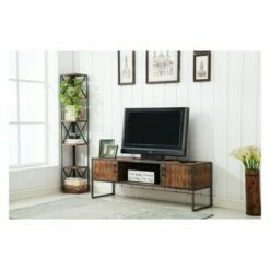 Crawford & Burke Wood and Metal TV Stand for TVs up to 60" Brown - Crawford & Burke 28 Crawford & Burke Wood and Metal TV Stand for TVs up to 60" Brown - Crawford & Burke -Cheap TV Stands Store unnamed file 9096