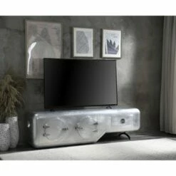 Brancaster TV Stand for TVs up to 70" Aluminum - Acme Furniture -Cheap TV Stands Store unnamed file 9143