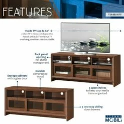 Modern TV Stand for TVs up to 60" with Storage Brown - Techni Mobili -Cheap TV Stands Store unnamed file 9165