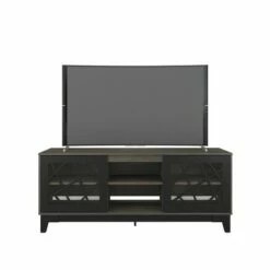Graphic 2 Door TV Stand for TVs up to 70" - Nexera Black/nutmeg -Cheap TV Stands Store unnamed file 9237