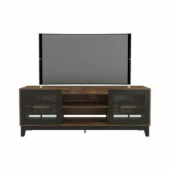 Magnolia 2 Door TV Stand for TVs up to 80" - Nexera Black/truffle -Cheap TV Stands Store unnamed file 9255