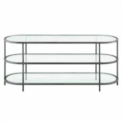 Henn& Hart Aged Steel Oval TV Stand - Henn&Hart -Cheap TV Stands Store unnamed file 9267