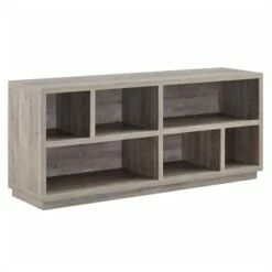 Henn& Hart Gray Oak TV Stand - Henn&Hart