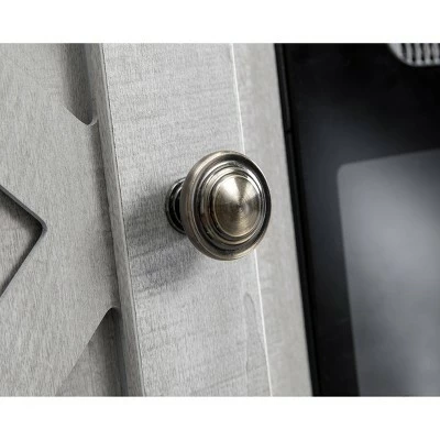 54" TV Stand for TVs up to 60" with Electric Fireplace Saw Cut Off White - Home Essentials 7 54" TV Stand for TVs up to 60" with Electric Fireplace Saw Cut Off White - Home Essentials - Image 5